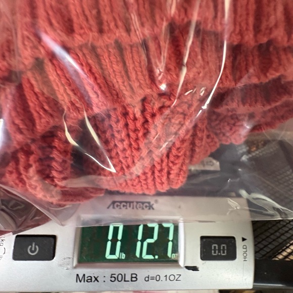 American Eagle Sweater Womens Large Coral Cropped Henley Y2K Coquette Streetwear - Picture 12 of 12